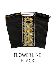 【Ball＆Chain/ボールアンドチェーン】FLOWER LINE(L) 刺繍エコバッグ