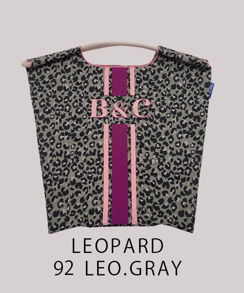Ball＆Chain/ボールアンドチェーン】LEOPARD B&C(M) 刺繍エコ