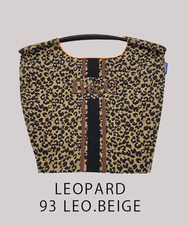 【Ball＆Chain/ボールアンドチェーン】LEOPARD B&C(M) 刺繍エコバッグ