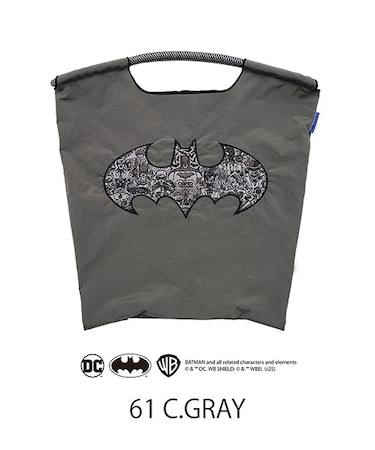 【Ball＆Chain/ボールアンドチェーン】BATMAN(M) 刺繍エコバッグ