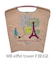 【Ball＆Chain/ボールアンドチェーン】MB eiffel tower Maianne battle Le eiffel tower(M) 刺繍エコバッグ