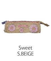 【Ball＆Chain/ボールアンドチェーン】T pouch Sweet 刺繍ポーチ