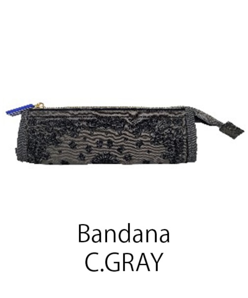 【Ball＆Chain/ボールアンドチェーン】T pouch Bandana 刺繍ポーチ