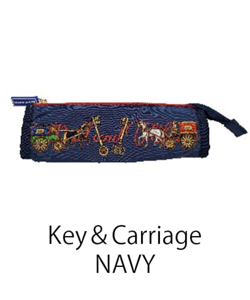 【Ball&Chain/ボールアンドチェーン】T pouch Key&Carriage 刺繍ポーチ