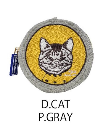 【Ball＆Chain/ボールアンドチェーン】R pouch DCAT 刺繍ポーチ