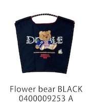 【Ball＆Chain/ボールアンドチェーン】DS FLOWER bear(M) 刺繍エコバッグ