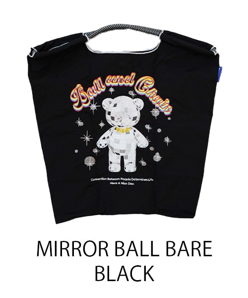 Ball＆Chain/ボールアンドチェーン】MIRROR BALL BARE(M) 刺繍