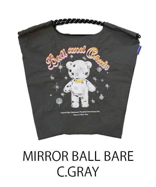 Ball＆Chain/ボールアンドチェーン】MIRROR BALL BARE(M) 刺繍エコ