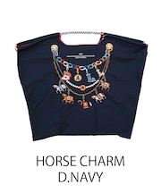【Ball＆Chain/ボールアンドチェーン】HORSE CHARM(L) 刺繍エコバッグ
