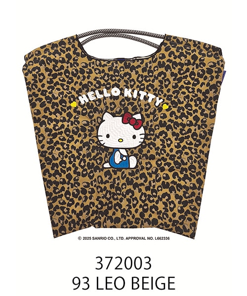 Ball＆Chain/ボールアンドチェーン】HELLO KITTY！ (M) 刺繍エコバッグ