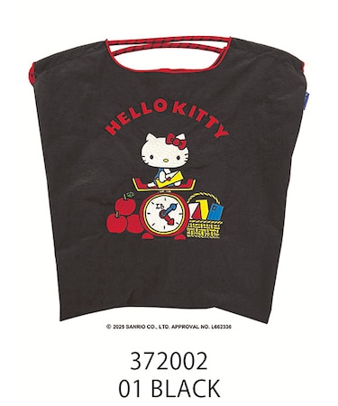 【Ball&Chain/ボールアンドチェーン】HELLO KITTY! (M) 刺繍エコバッグ