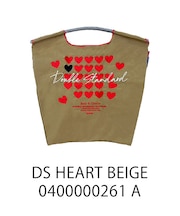 【Ball＆Chain/ボールアンドチェーン】DS Heart(M) 刺繍エコバッグ