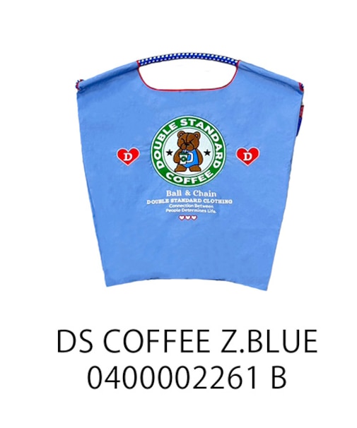 【Ball＆Chain/ボールアンドチェーン】DS COFFEE(M) 刺繍エコバッグ
