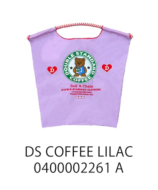 【Ball＆Chain/ボールアンドチェーン】DS COFFEE(M) 刺繍エコバッグ