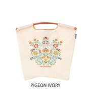 【Ball＆Chain/ボールアンドチェーン】PIGEON(M) 刺繍エコバッグ