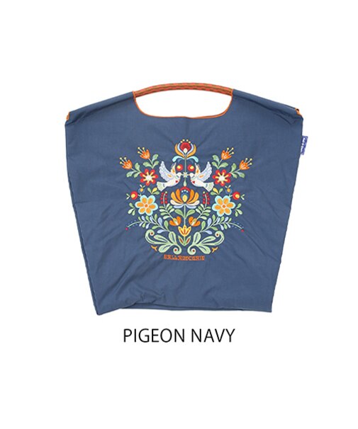 【Ball＆Chain/ボールアンドチェーン】PIGEON(M) 刺繍エコバッグ