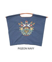 【Ball＆Chain/ボールアンドチェーン】PIGEON(L) 刺繍エコバッグ
