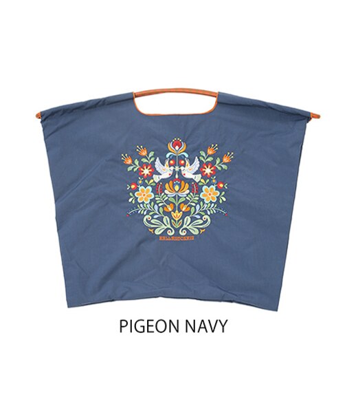 【Ball＆Chain/ボールアンドチェーン】PIGEON(L) 刺繍エコバッグ