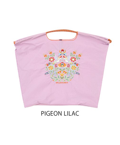 【Ball＆Chain/ボールアンドチェーン】PIGEON(L) 刺繍エコバッグ