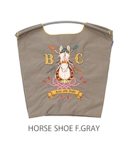 【Ball&Chain/ボールアンドチェーン】HORSE SHOE(M) 刺繍エコバッグ