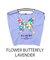 【Ball＆Chain/ボールアンドチェーン】FBM FLOWER BUTTERFLY(M) 刺繍エコバッグ