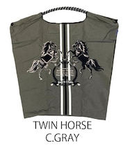 【Ball＆Chain/ボールアンドチェーン】TWIN HORSE(M) 刺繍エコバッグ