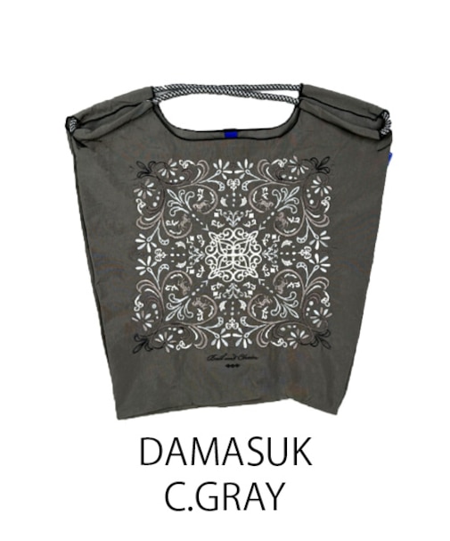 【Ball＆Chain/ボールアンドチェーン】DAMASUK(M) 刺繍エコバッグ