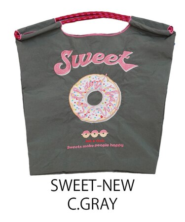 【Ball＆Chain/ボールアンドチェーン】SWEET-NEW(M) 刺繍エコバッグ