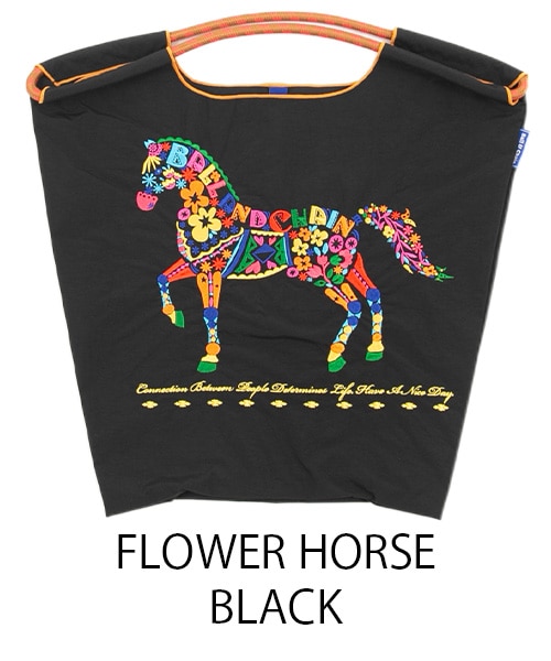 Ball＆Chain/ボールアンドチェーン】FHM FLOWER HORSE(M) 刺繍エコ