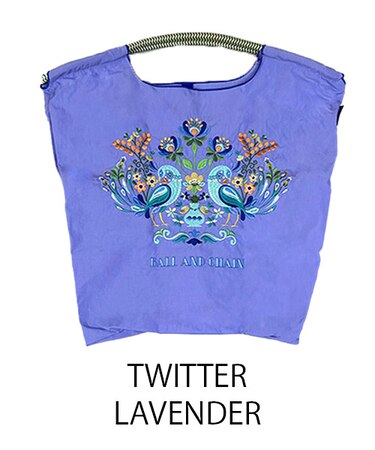 【Ball＆Chain/ボールアンドチェーン】TWITTER(M)刺繍エコバッグ