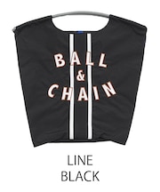 【Ball＆Chain/ボールアンドチェーン】LINE刺繍 刺繍エコバッグ(M)