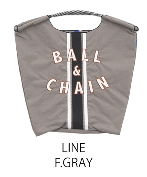 【Ball＆Chain/ボールアンドチェーン】LINE刺繍 刺繍エコバッグ(M)