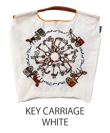 【Ball＆Chain/ボールアンドチェーン】KEY CARRIAGE(M) 刺繍エコバッグ