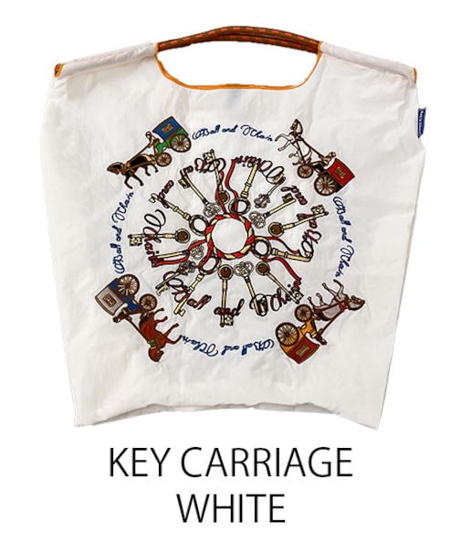 【Ball＆Chain/ボールアンドチェーン】KEY CARRIAGE(M) 刺繍エコバッグ