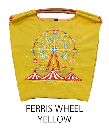 【Ball＆Chain/ボールアンドチェーン】FERRIS WHEEL(M) 刺繍エコバッグ