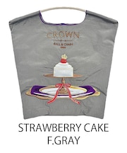 【Ball＆Chain/ボールアンドチェーン】STRAWBERRY CAKE(M) 刺繍エコバッグ