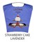【Ball＆Chain/ボールアンドチェーン】STRAWBERRY CAKE(M) 刺繍エコバッグ