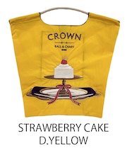 【Ball＆Chain/ボールアンドチェーン】STRAWBERRY CAKE(M) 刺繍エコバッグ