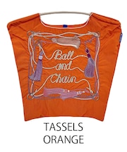【Ball＆Chain/ボールアンドチェーン】TASSELS(M) 刺繍エコバッグ