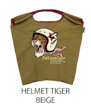 【Ball＆Chain/ボールアンドチェーン】HELMET TIGER(M) 刺繍エコバッグ