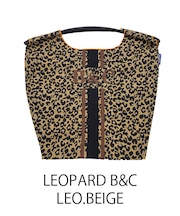 【Ball＆Chain/ボールアンドチェーン】LEOPARD B&C(M) 刺繍エコバッグ