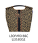 【Ball＆Chain/ボールアンドチェーン】LEOPARD B&C(M) 刺繍エコバッグ