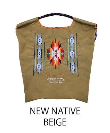 【Ball＆Chain/ボールアンドチェーン】NEW NATIVE(M) 刺繍エコバッグ