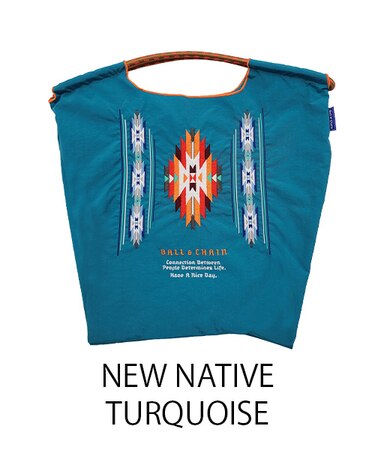 【Ball＆Chain/ボールアンドチェーン】NEW NATIVE(M) 刺繍エコバッグ