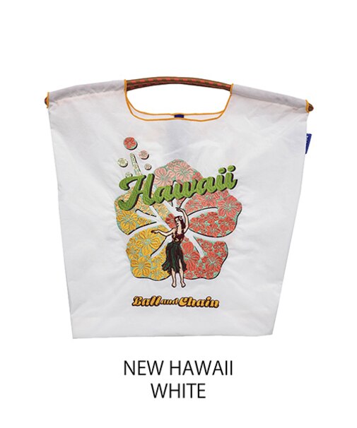 【Ball＆Chain/ボールアンドチェーン】NEW HAWAII(M) 刺繍エコバッグ
