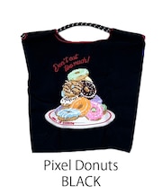 【Ball＆Chain/ボールアンドチェーン】Pixel Donuts(M) 刺繍エコバッグ