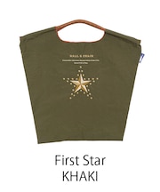 【Ball&Chain/ボールアンドチェーン】fast Star(M) 刺繍エコバッグ