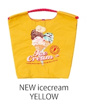 【Ball＆Chain/ボールアンドチェーン】NEW icecream(M) 刺繍エコバッグ