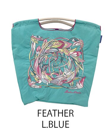 【Ball＆Chain/ボールアンドチェーン】FEATHER(M) 刺繍エコバッグ