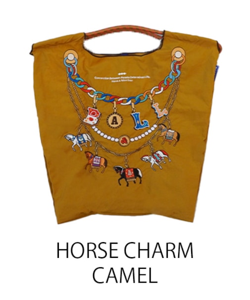 【Ball＆Chain/ボールアンドチェーン】HORSE CHARM(M) 刺繍エコバッグ